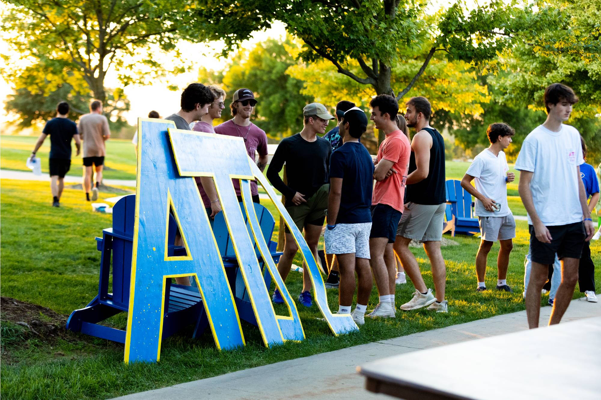 Chapter tabling at Meet the Greeks